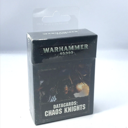 Data Cards Chaos Knights 40K Expansion - Warhammer 40K C2993