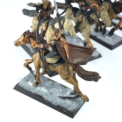 Wood Elves Glade Rider Regiment & Tray - Painted - Warhammer Fantasy C5063