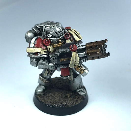 Metal Classic Grey Knight With Incinerator Space Marine - Warhammer 40K X7115