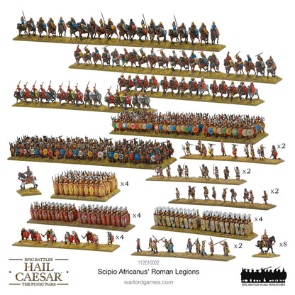 Scipio Africanus' Roman Legions - Warlord Games Hail Caesar Epic Miniatures