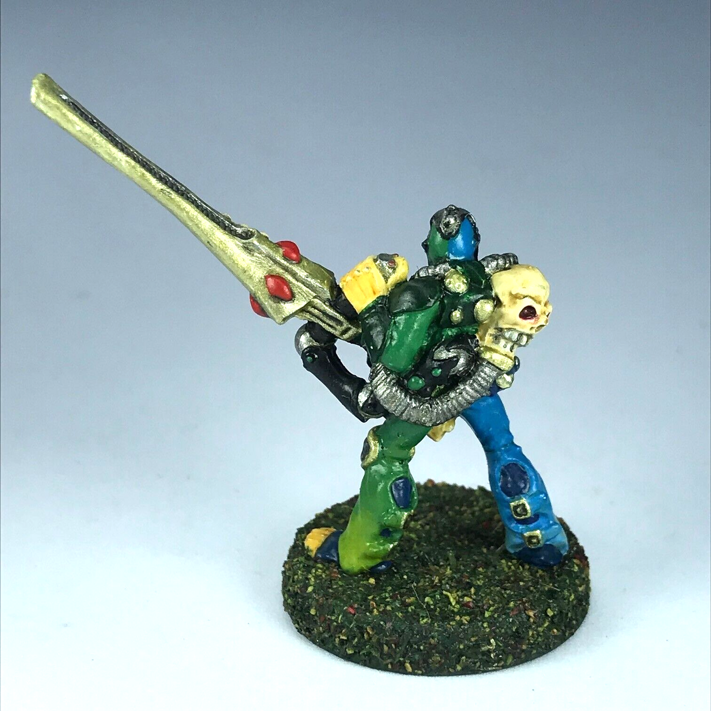 Classic Metal Eldar Harlequin Death Jester - Painted - Warhammer 40K X12091