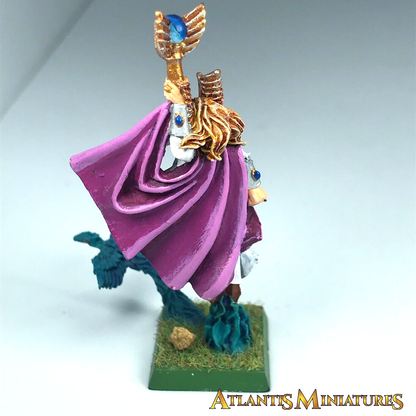 Classic High Elf Elves Mage Sorcerer Hero - Painted - Warhammer Fantasy X6362