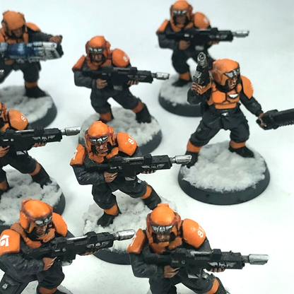 Cadian Guardsmen Squad Imperial Guard - Painted - Warhammer 40K C1942