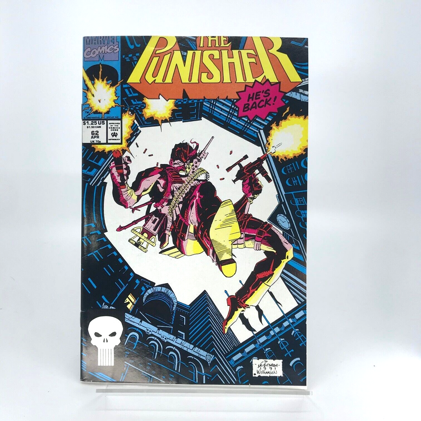 The Punisher Issue 62 Original Vintage Comic - Marvel Comics D46