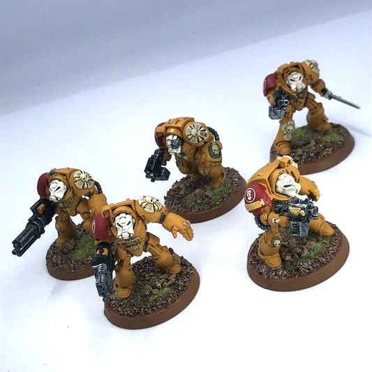 Imperial Fists Terminator Squad Space Marines - Warhammer 40K Painted C4768