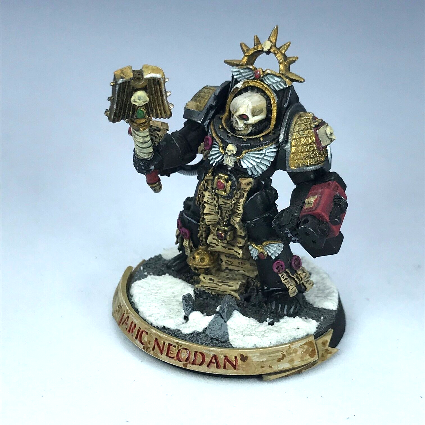 Chaplain in Terminator Armour Space Marines - Warhammer 40K Games Workshop X648