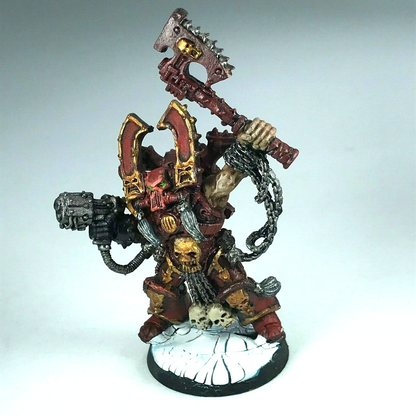 Metal Chaos Space Marine Khorne Champion - Painted - Warhammer 40K X6752