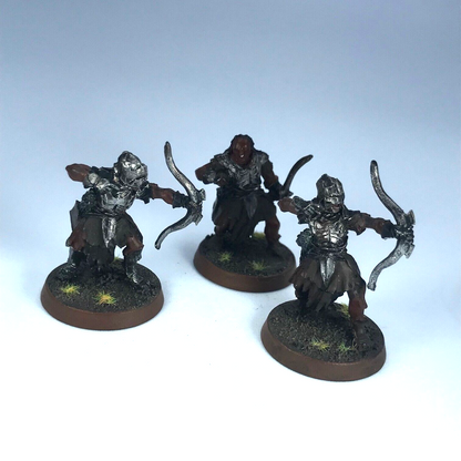 Uruk Hai Archers Scouts LOTR Warhammer / Lord of the Rings Painted Metal X12989