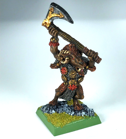 Bestigor Champion Beastmen Classic Metal Painted - Warhammer Fantasy GW X5080