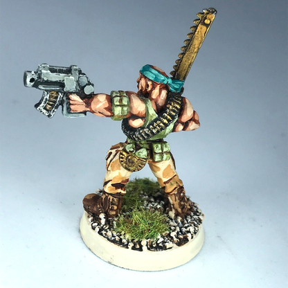 Classic Metal Catachan Sergeant Imperial Guard - Painted - Warhammer 40K X12307