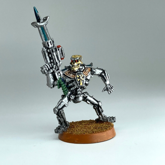 Original Necron Warrior - 1993 - Painted - Warhammer 40K Classic Metal X3341