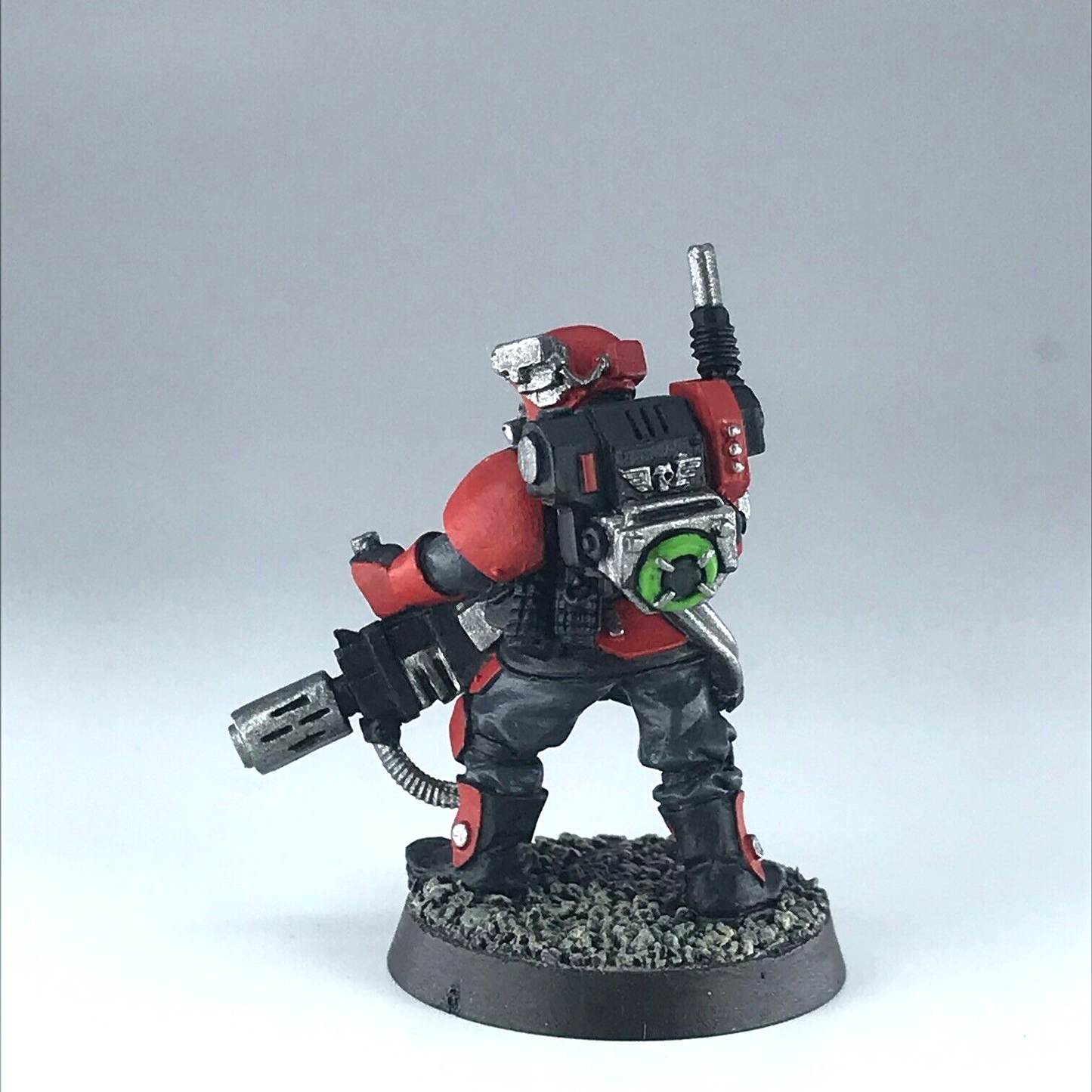 Kasrkin Stormtrooper with Melta Gun - Imperial Guard Warhammer 40K Metal X13128