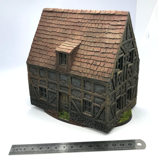 Village Scenery Building - Painted - Ideal for Warhammer Fantasy / Age of Sigmar