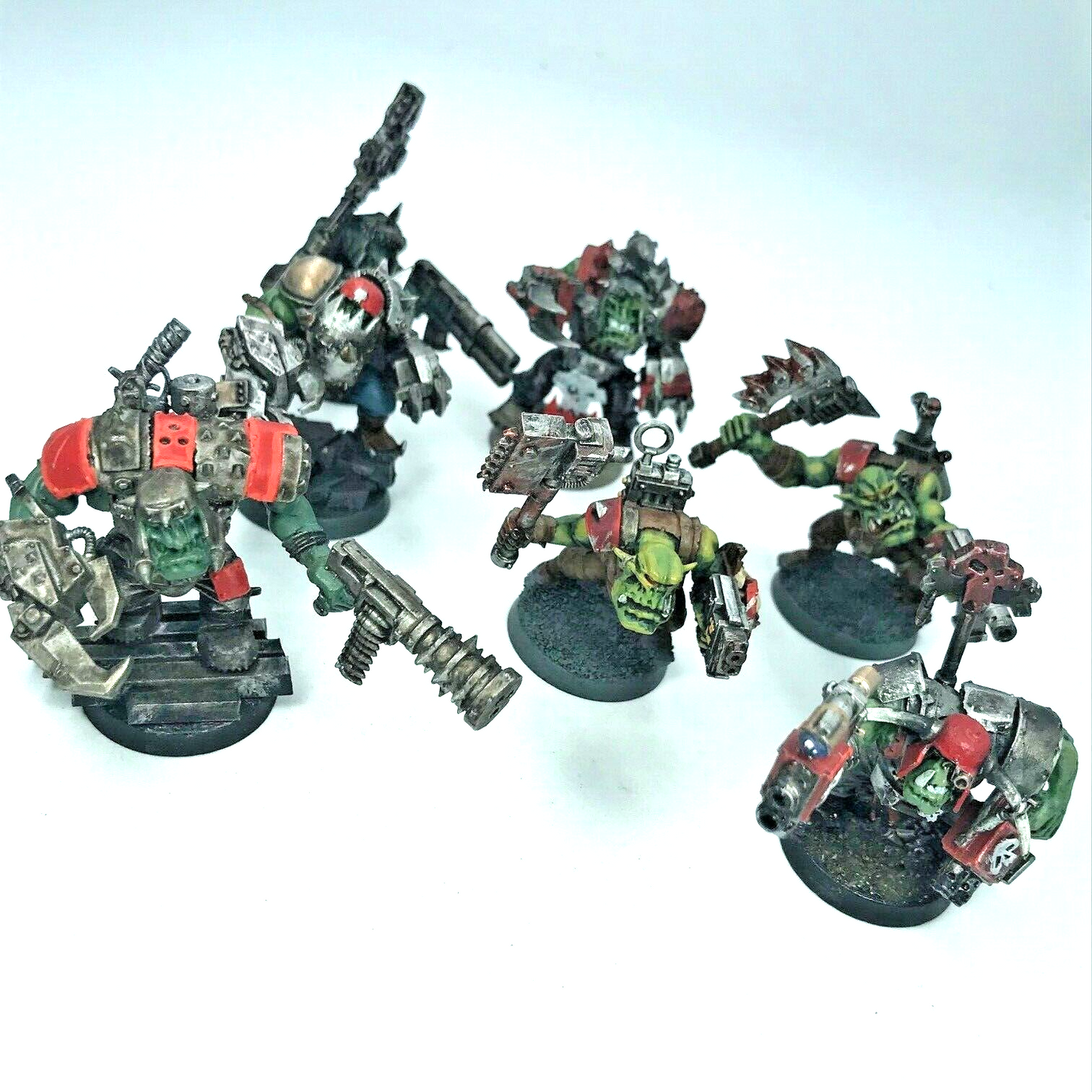 Part Converted Space Orks Attack Squad - Warhammer 40K C2180