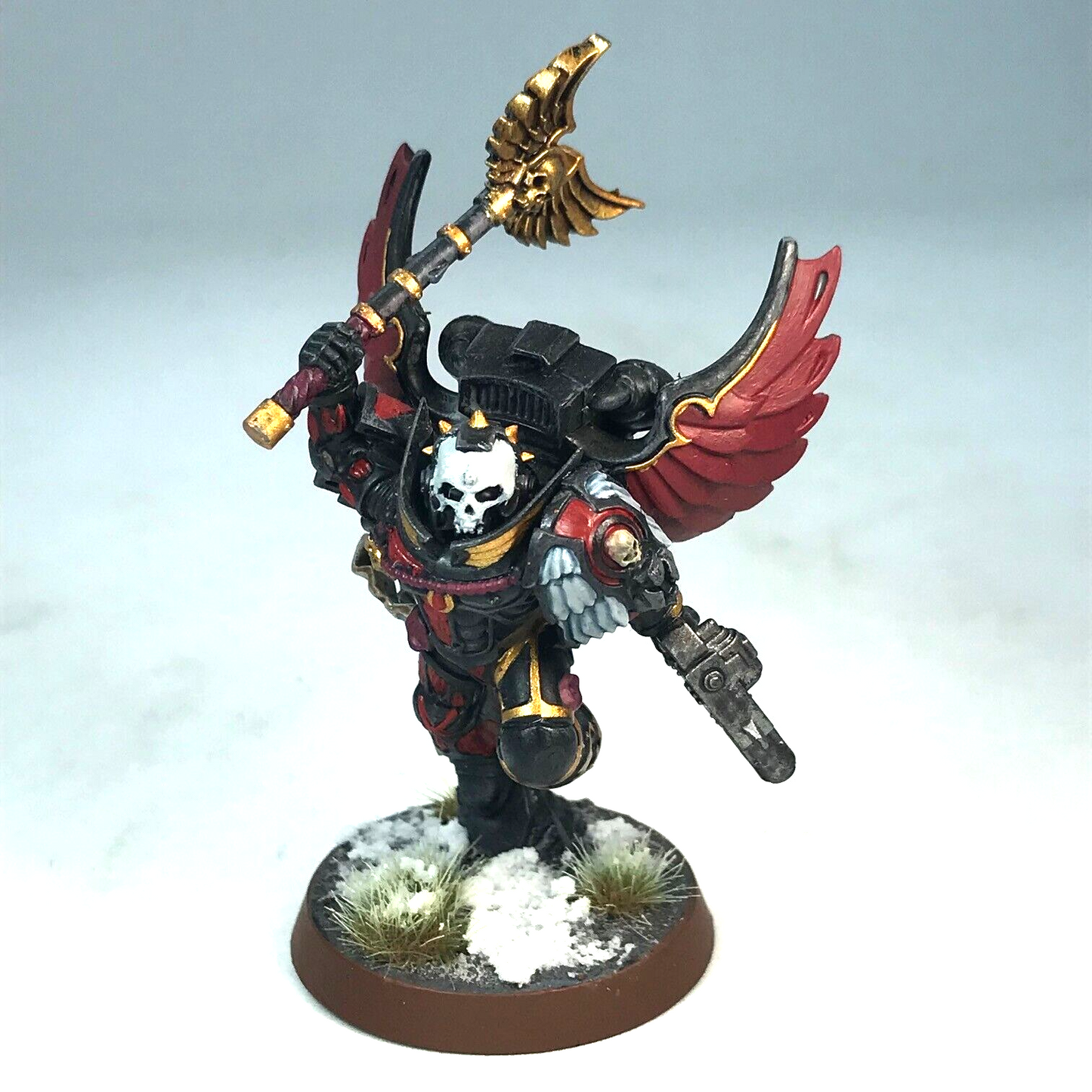 Space Marine Blood Angel Chaplain Character Painted - Warhammer 40K X4015