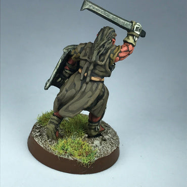 Metal Uruk Hai Scout - Painted - LOTR / Warhammer / Lord of the Rings X6890