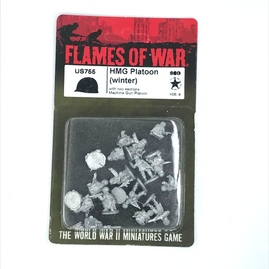 Metal USA HMG Platoon (Winter) Blister WW2 - Flames of War C1911