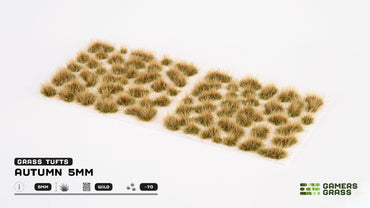 Autumn Grass Tufts 5mm - Model Basing - Gamers Grass