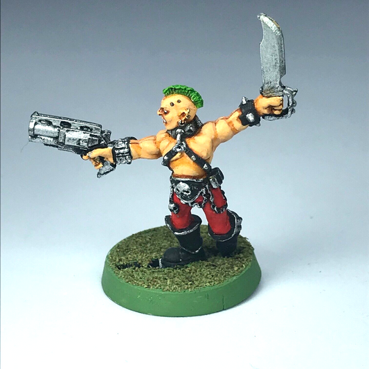 Metal Necromunda Goliath Ganger - Painted - Necromunda Games Workshop X1256