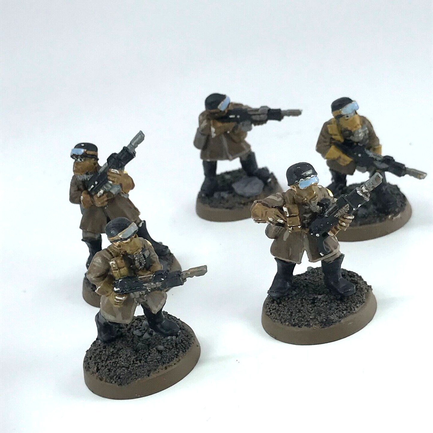 Steel Legion Infantry Squad Imperial Guard - Warhammer 40K - Chipped Paint C3783