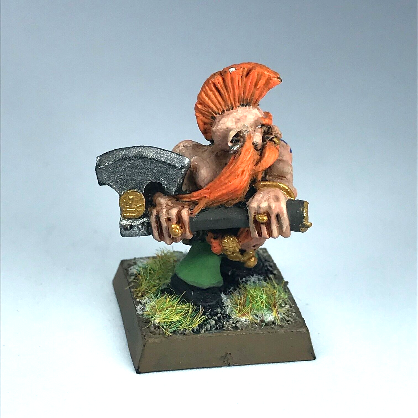 Metal Classic Dwarf Troll Slayer Warrior - Painted - Warhammer Fantasy X10446