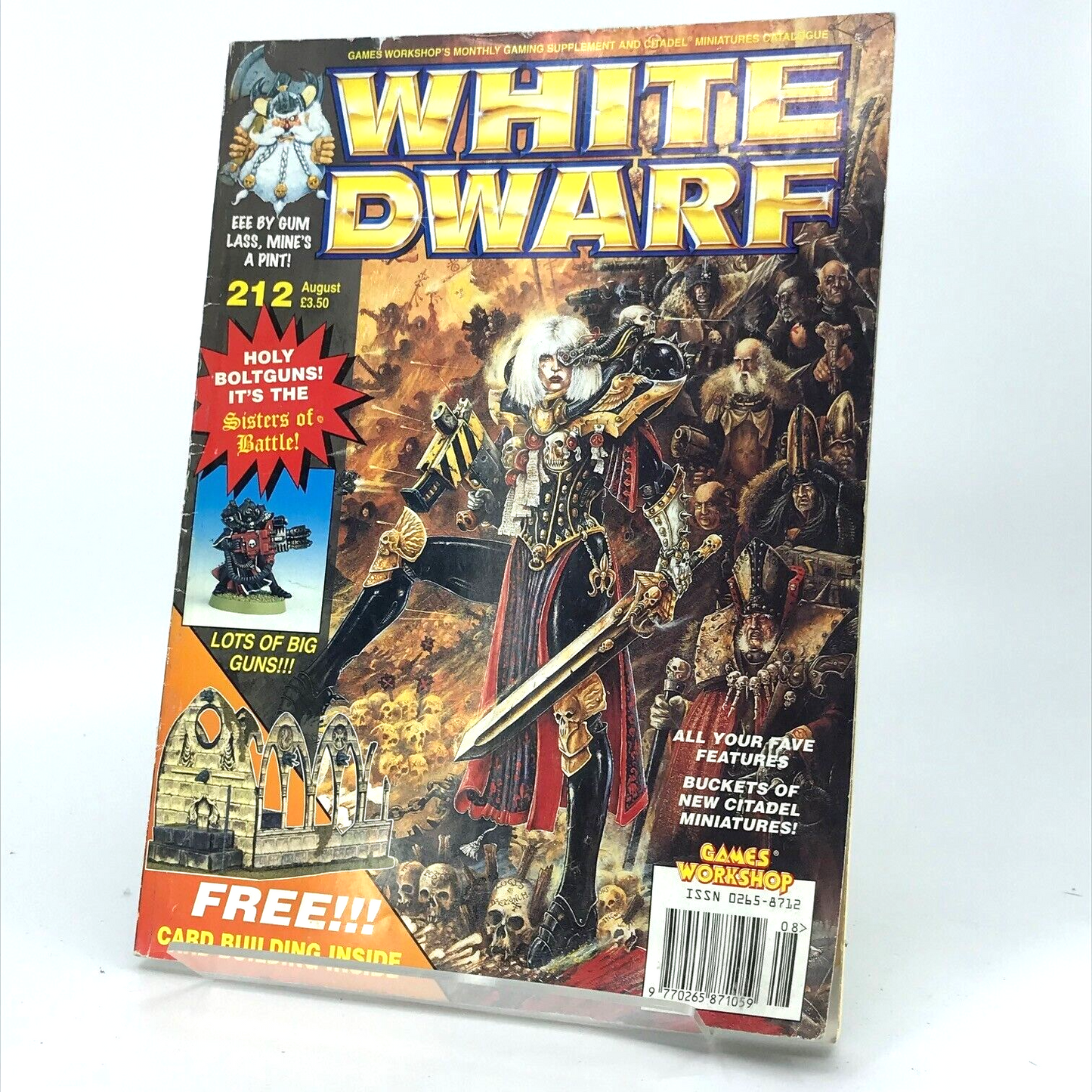 White Dwarf 212 Magazine Games Workshop Warhammer Fantasy 40,000 40K M434