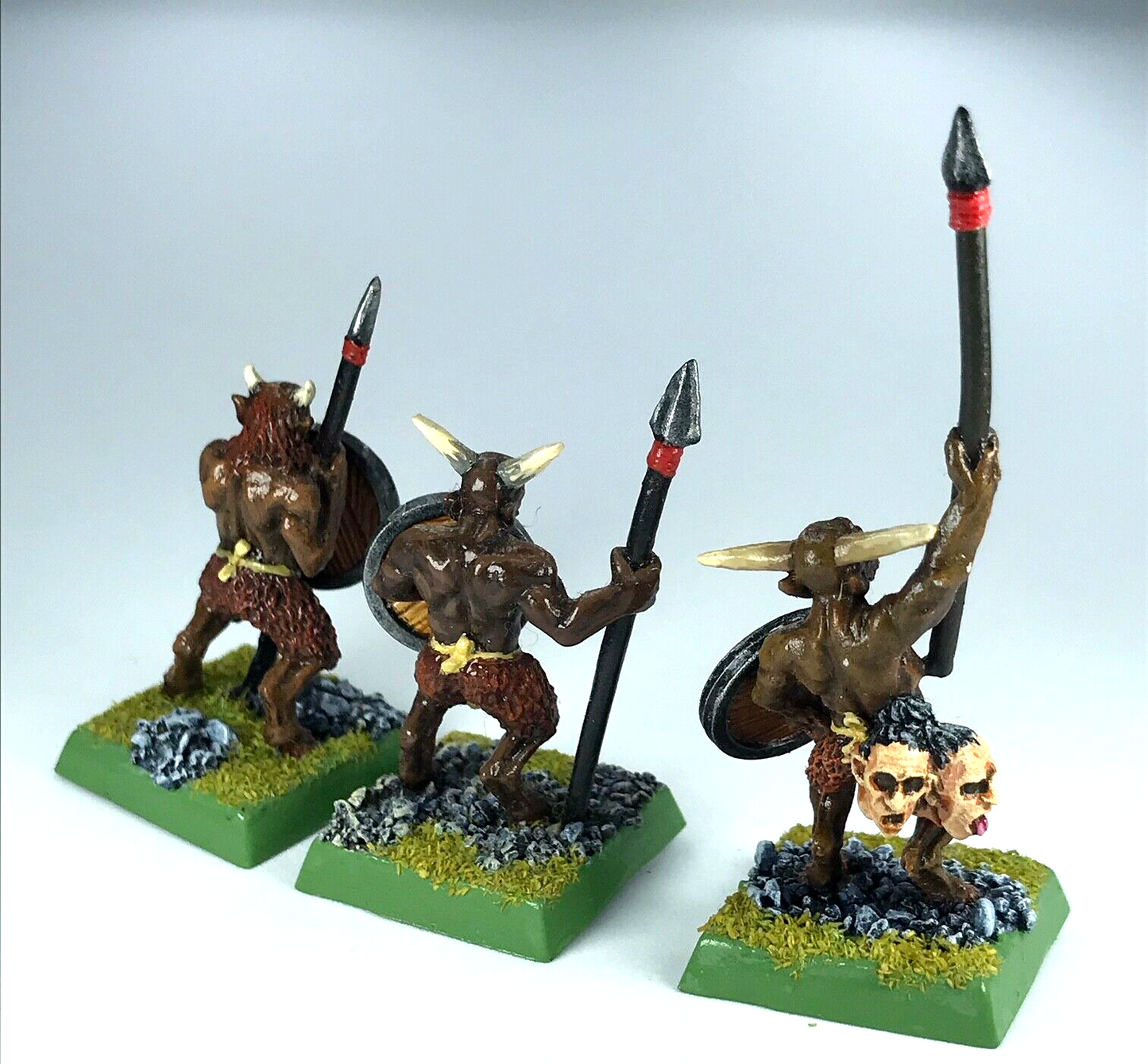 Ungor with Spear Beastmen Spearmen Classic Metal Painted Warhammer Fantasy X5135