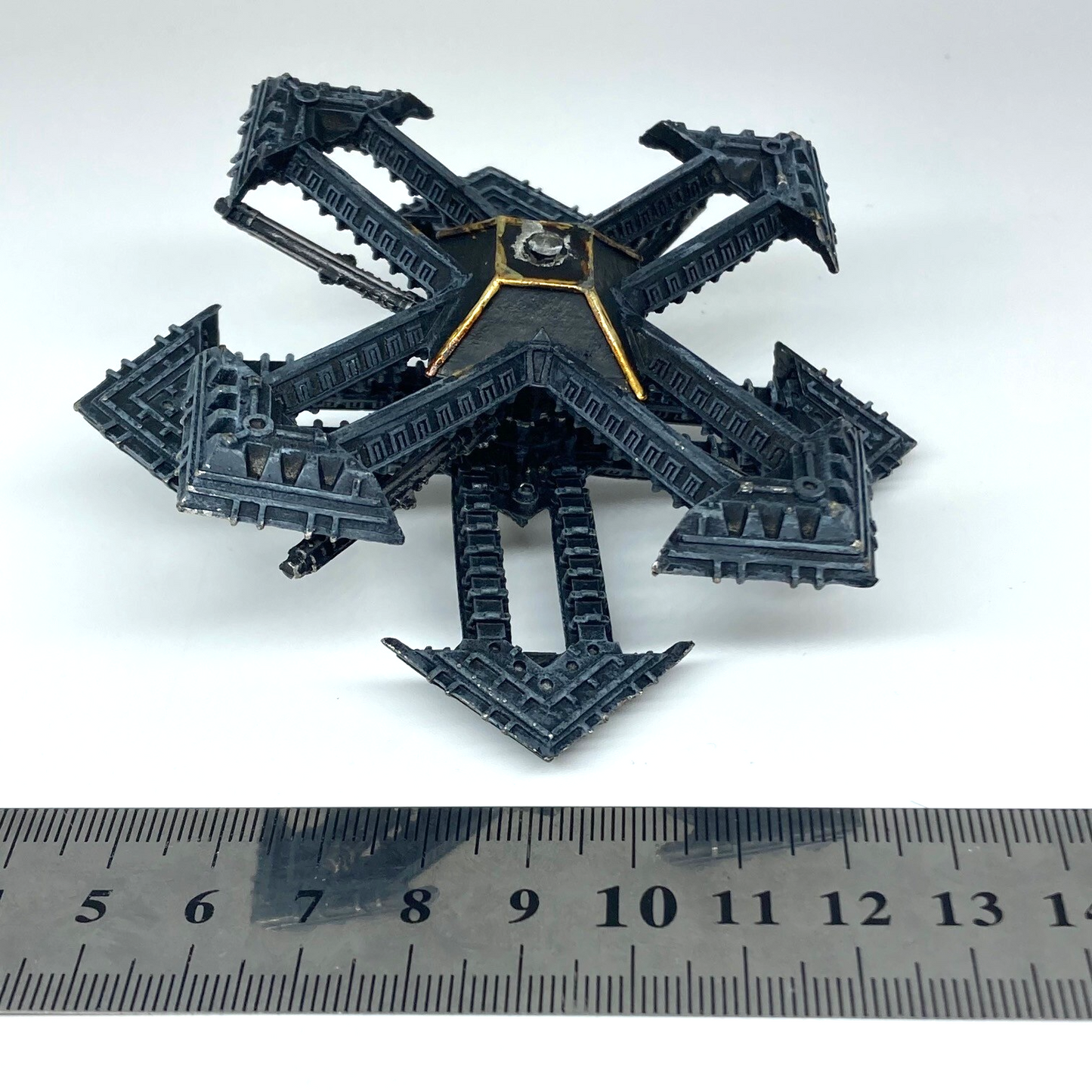 Chaos Blackstone Fortress - Battlefleet Gothic Warhammer GW Metal C6543