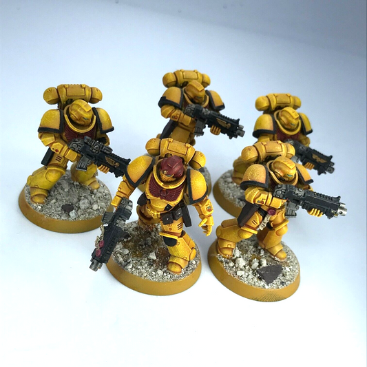 Primaris Hellblasters Imperial Fists Space Marines Painted - Warhammer 40K C322