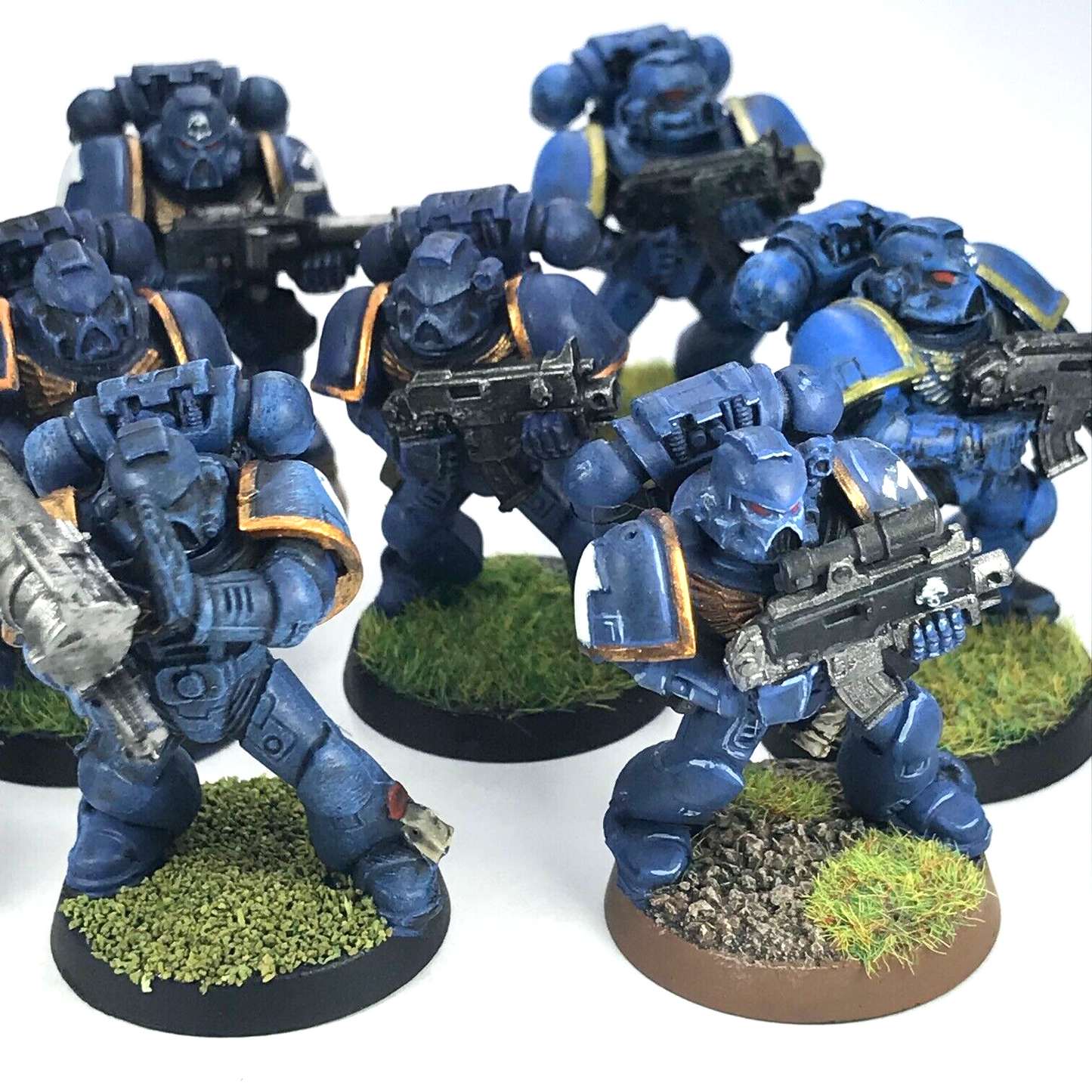 Classic Space Marine Ultramarine Tactical Squad - Painted - Warhammer 40K C2236