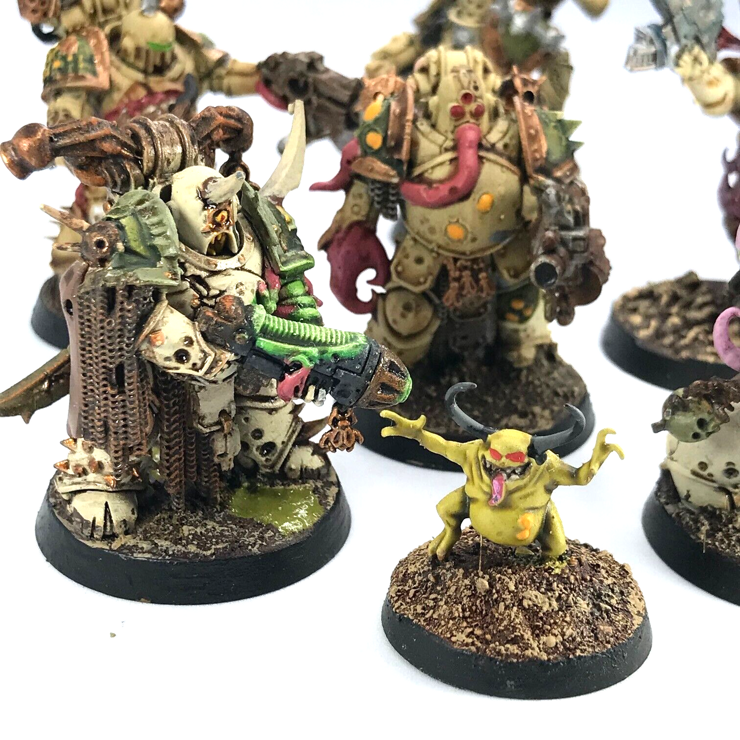 Death Guard Plague Marines Chaos Space Marines - Painted - Warhammer 40K C3602