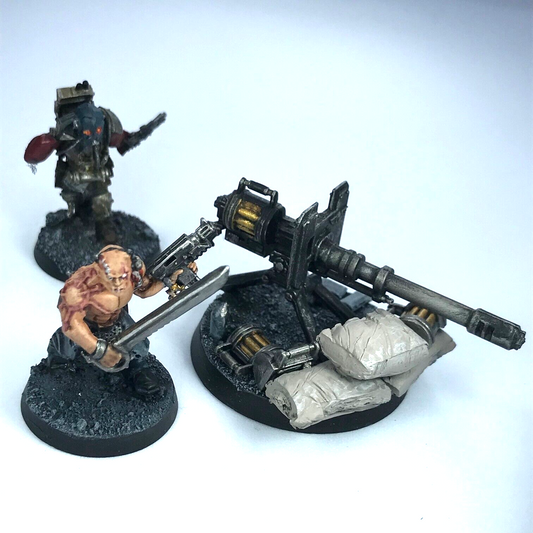 Traitor Guard Cultist Heavy Weapon Team Chaos Space Marines Warhammer 40K X12374