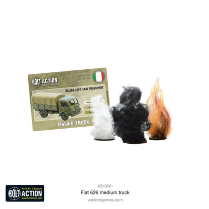 Italian Fiat 626 Medium Truck - Brand New - Warlord Games Bolt Action Miniatures