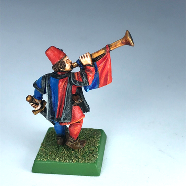 Classic Metal Bretonnia Musician Command - Painted - Warhammer Fantasy X12342