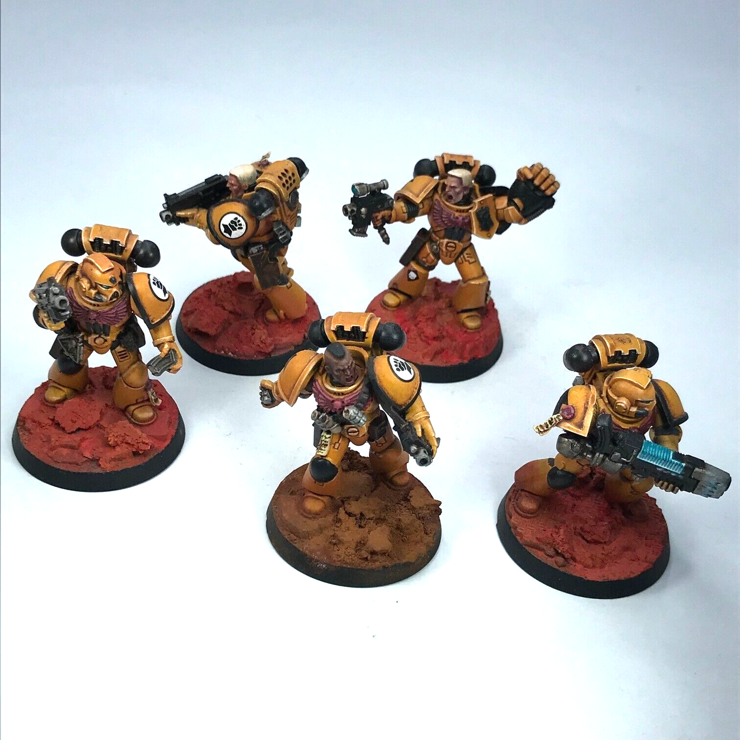 Imperial Fists Marine Squad Horus Heresy - Painted - Warhammer 30K 40K C1577