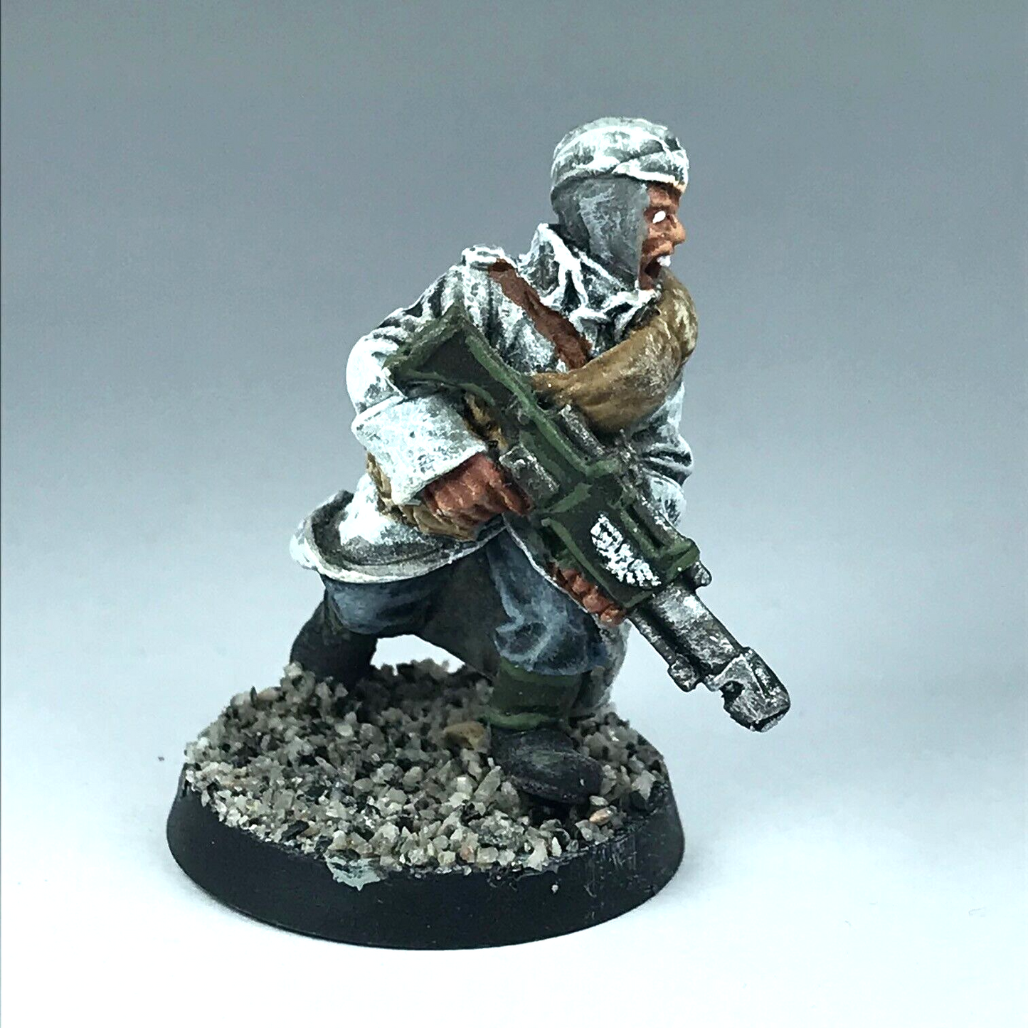 Metal Valhallan Ice Warrior Rifleman Imperial Guard - Warhammer 40K X10386