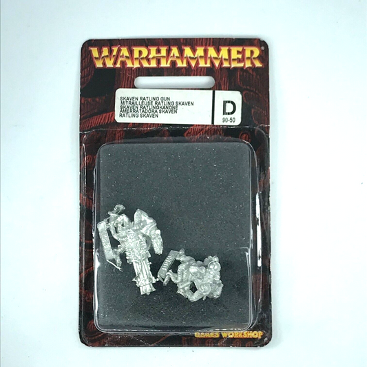 Metal Classic Skaven Ratling Gun Blister - Warhammer Fantasy C1992