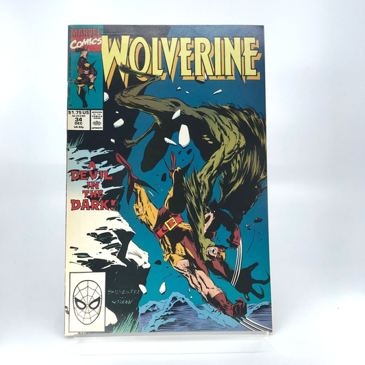 Marvel Wolverine Issue 34 - Original Vintage Comic - Marvel Comics D122