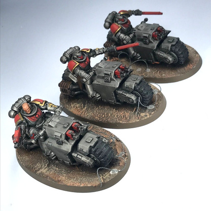 Primaris Outriders Bike Squad Space Marines - Painted - Warhammer 40K C1141