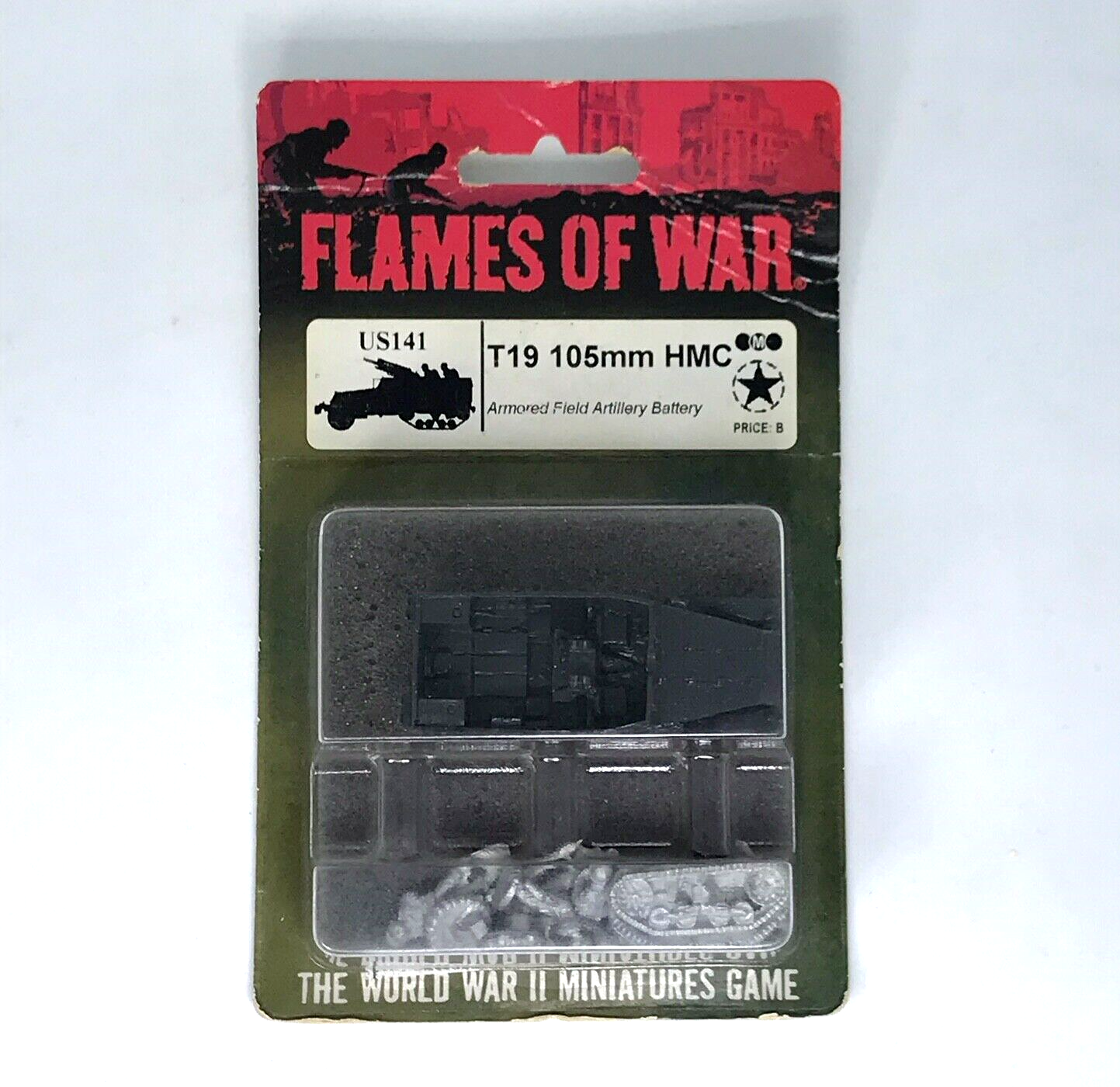 WW2 USA T19 Armoured Field Artillery - Sealed Blister - Flames of War C1624