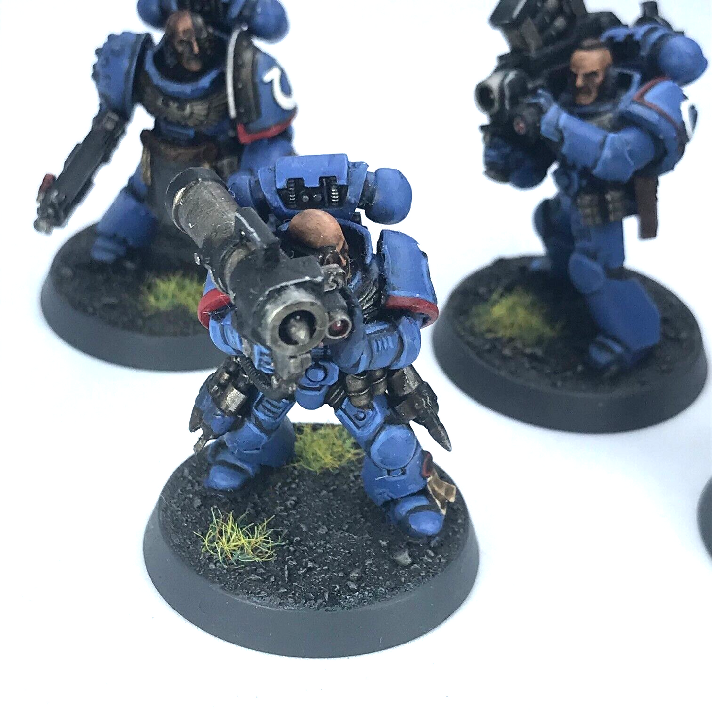 Classic Ultramarines Support Weapons Squad - Painted - Warhammer 40K C3506