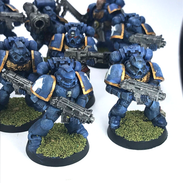 Classic Space Marine Ultramarine Tactical Squad - Painted - Warhammer 40K C2208