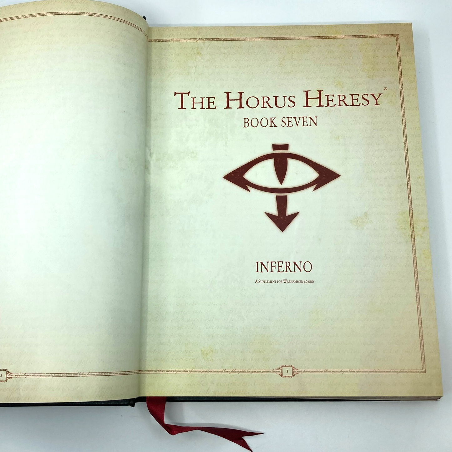Inferno - Book Seven - Horus Heresy Black Books - Warhammer Horus Heresy M1811