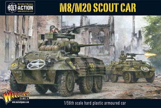 M8/M20 Greyhound Scout Car - Warlord Games Bolt Action Miniatures