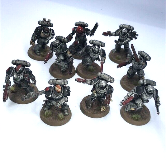 Primaris Assault Intercessors Squad Space Marines - Painted Warhammer 40K C3233