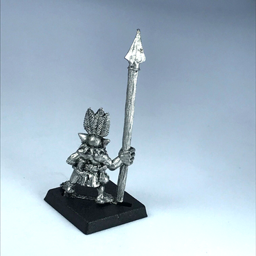 Forest Goblin with Spear Dated 1992 Orcs & Goblins - Warhammer Fantasy X9053