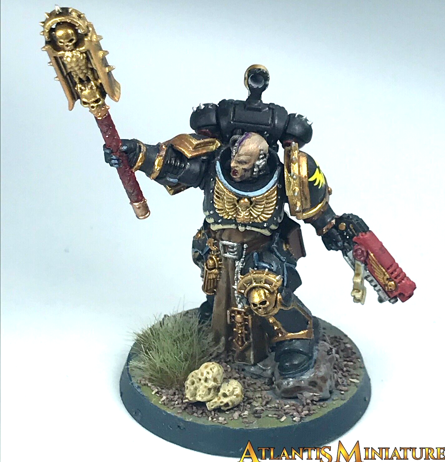 Space Marine Primaris Chaplain - Painted - Warhammer 40K Games Workshop C1859