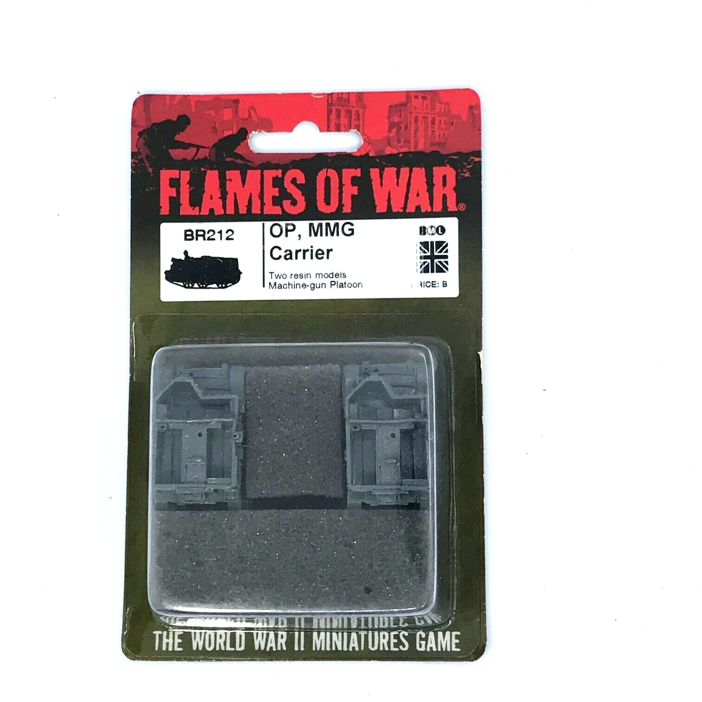 Allied British OP MMG Carrier MG Platoon Blister - Flames of War C2570