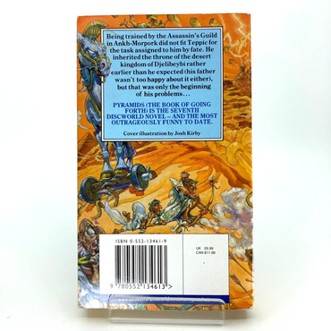 Pyramids - Discworld Terry Pratchett - 1989  Corgi 2nd Printing M1801