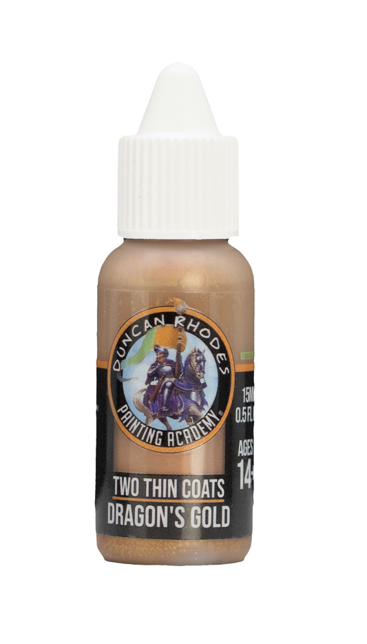 Dragon's Gold Two Thin Coats Paints Duncan Rhodes Painting Academy - 15ml